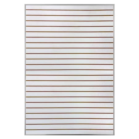 United Visual Products Sliding Door Wood Corkboard, 72"x36", Cher, UV9005OCS-CHERRY-BUFF UV9005OCS-CHERRY-BUFF